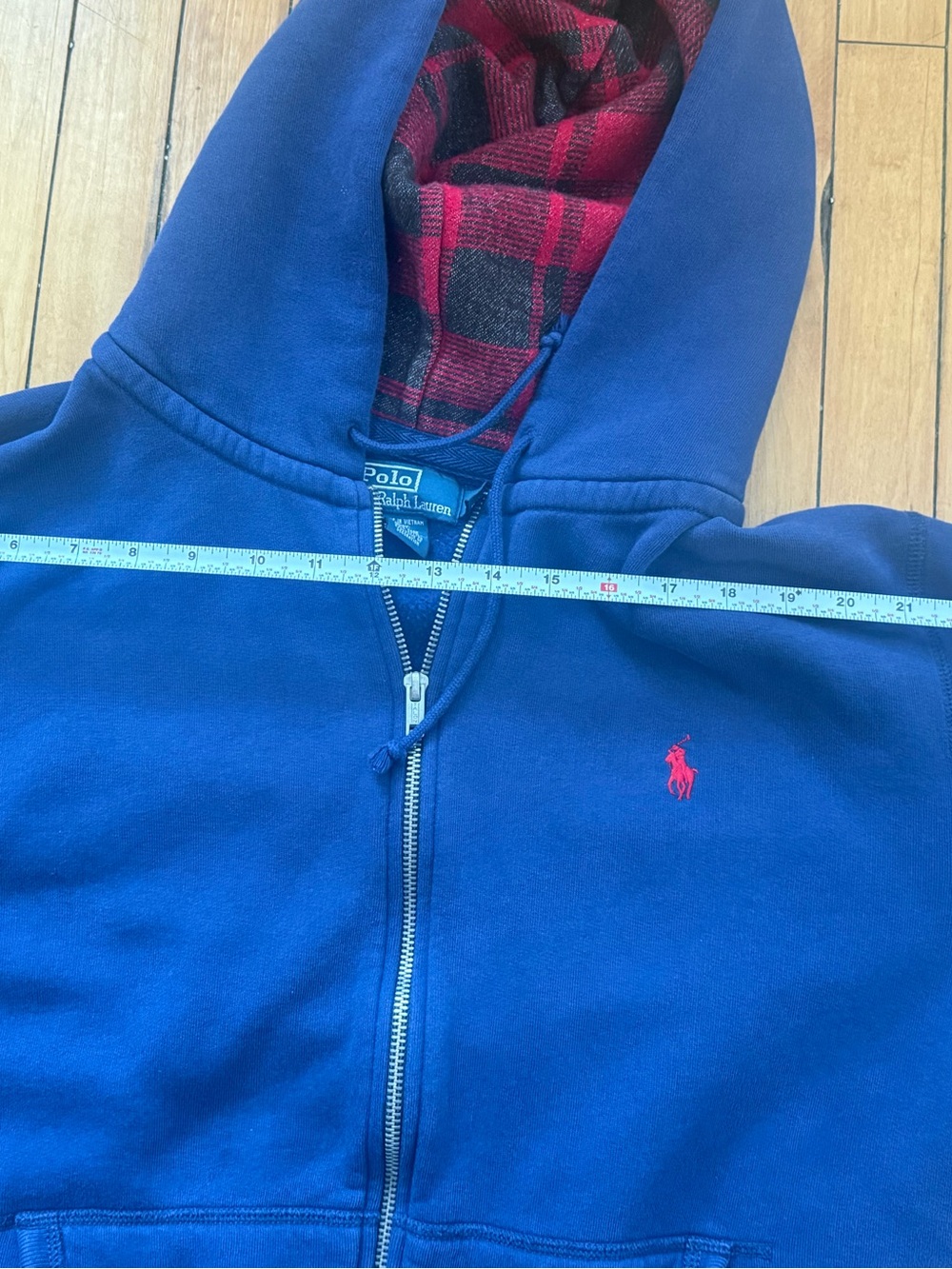 Vintage Polo Ralph Lauren Full Zip Hoodie Talon Zipper Men’s Size XL